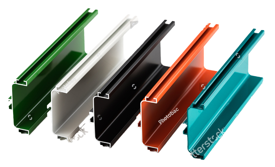 stock-photo-samples-of-colorful-aluminum-profiles-over-white-background-471421337